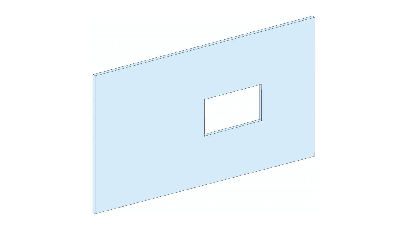 

PrismaSet Osłona metalowa z wycięciem do INS-INV250 600x250mm LVS03248