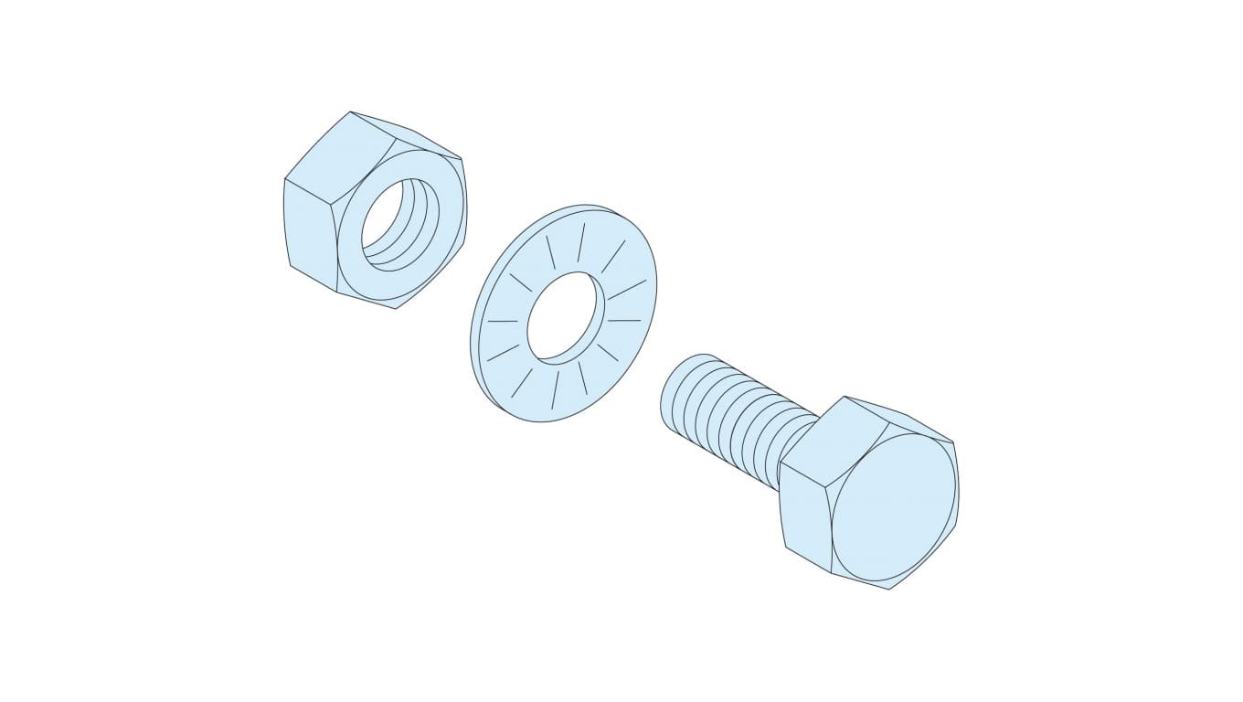 

PrismaSet 20 śrub, M6x20 do szyn 5mm LVS04194