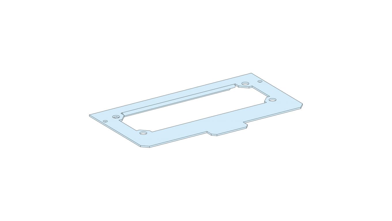 

PrismaSet Płyta otworowana, metalowa, IP30 LVS08875