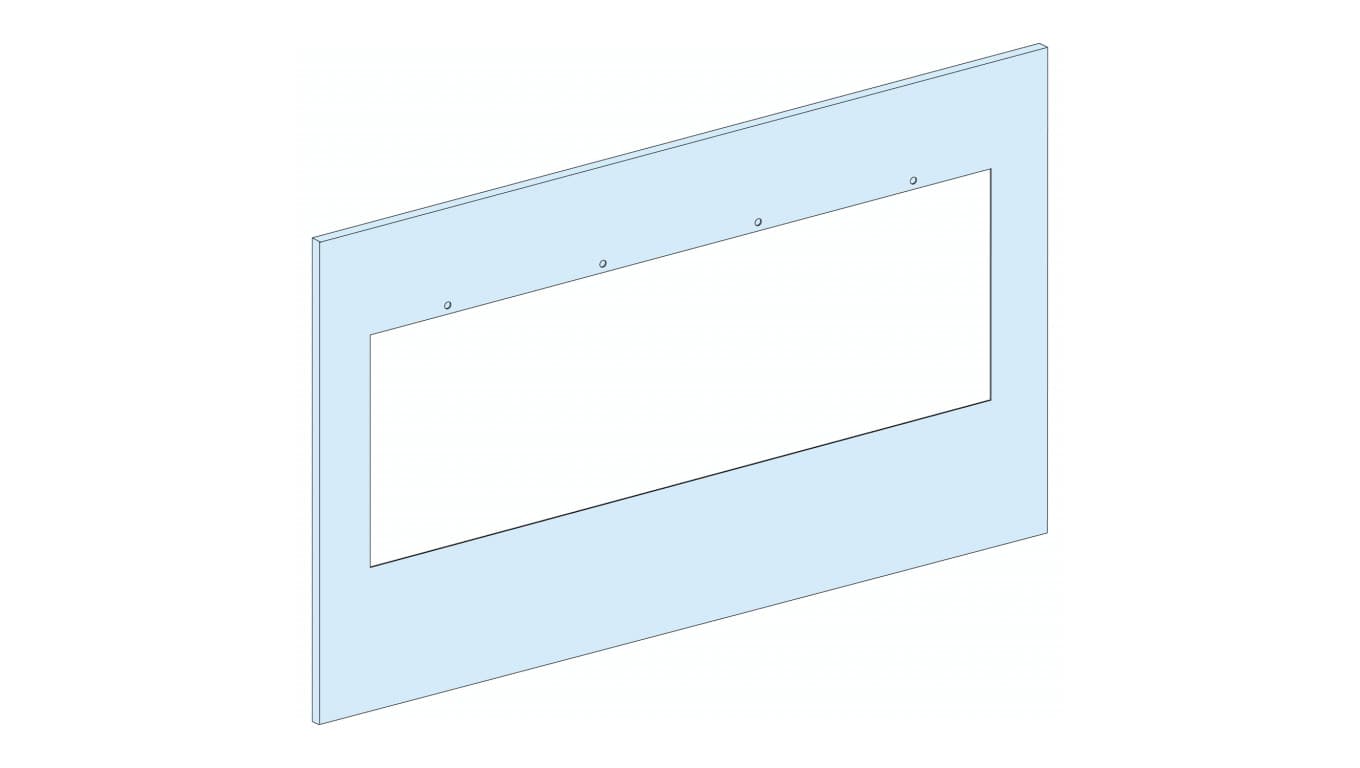 

PrismaSet Osłona metalowa z wycięciem do ISFT400 600x450mm LVS03323