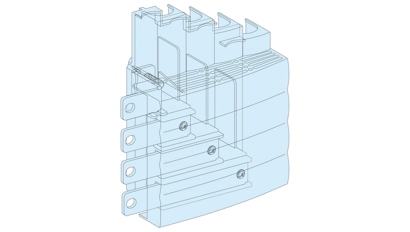 

PrismaSet Blok zasilający do NSX100/250 od góry LVS04066