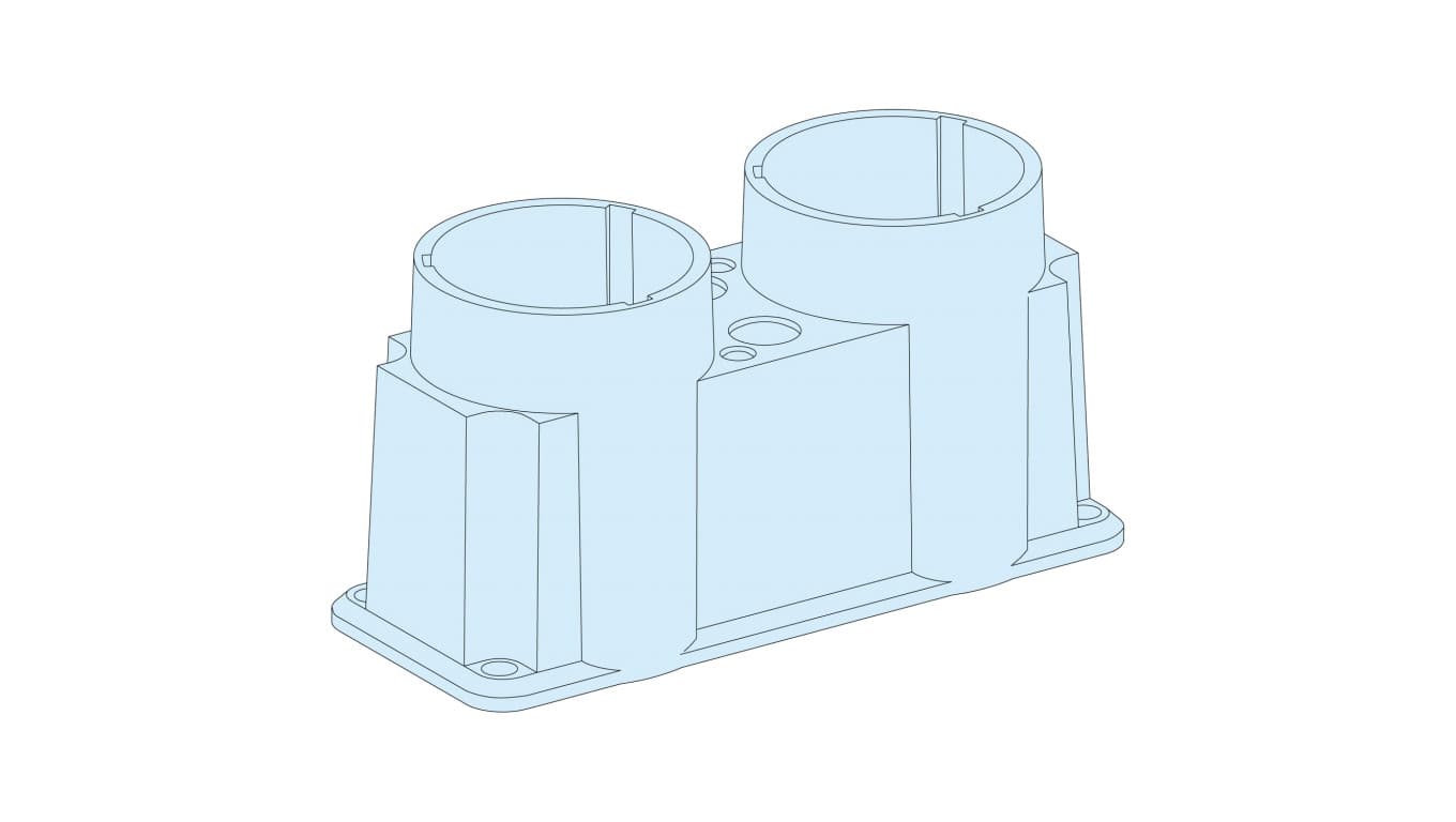 

PrismaSet Płyta dławnicowa membranowa IP30 LVS08897