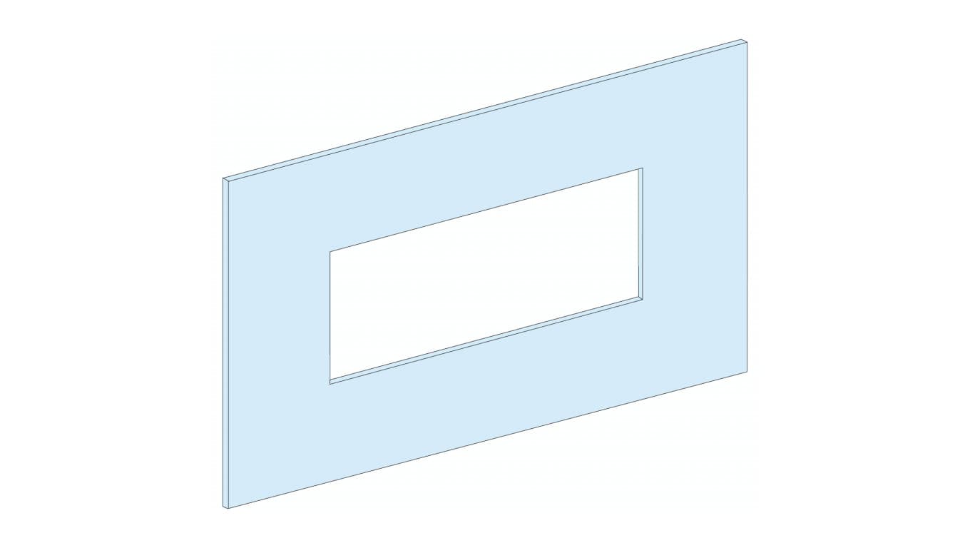 

PrismaSet Osłona metalowa z wycięciem do INS250 600x250mm LVS03247