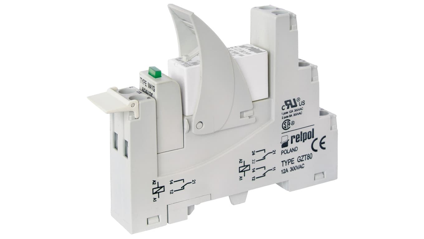

Przekaźnik interfejsowy 2P 8A 24V DC AgNi PI84-024DC-M41G-TS-2012 862104