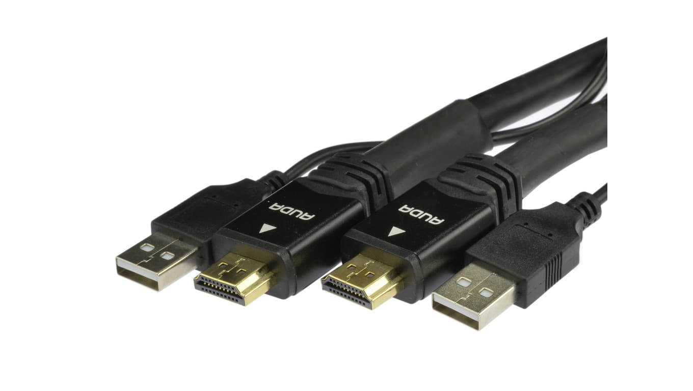 

AUDA Prestige Kabel HDMI 1.4a Premium High Speed Full HD 4K@24 ze wzmacniaczem USB /60m/