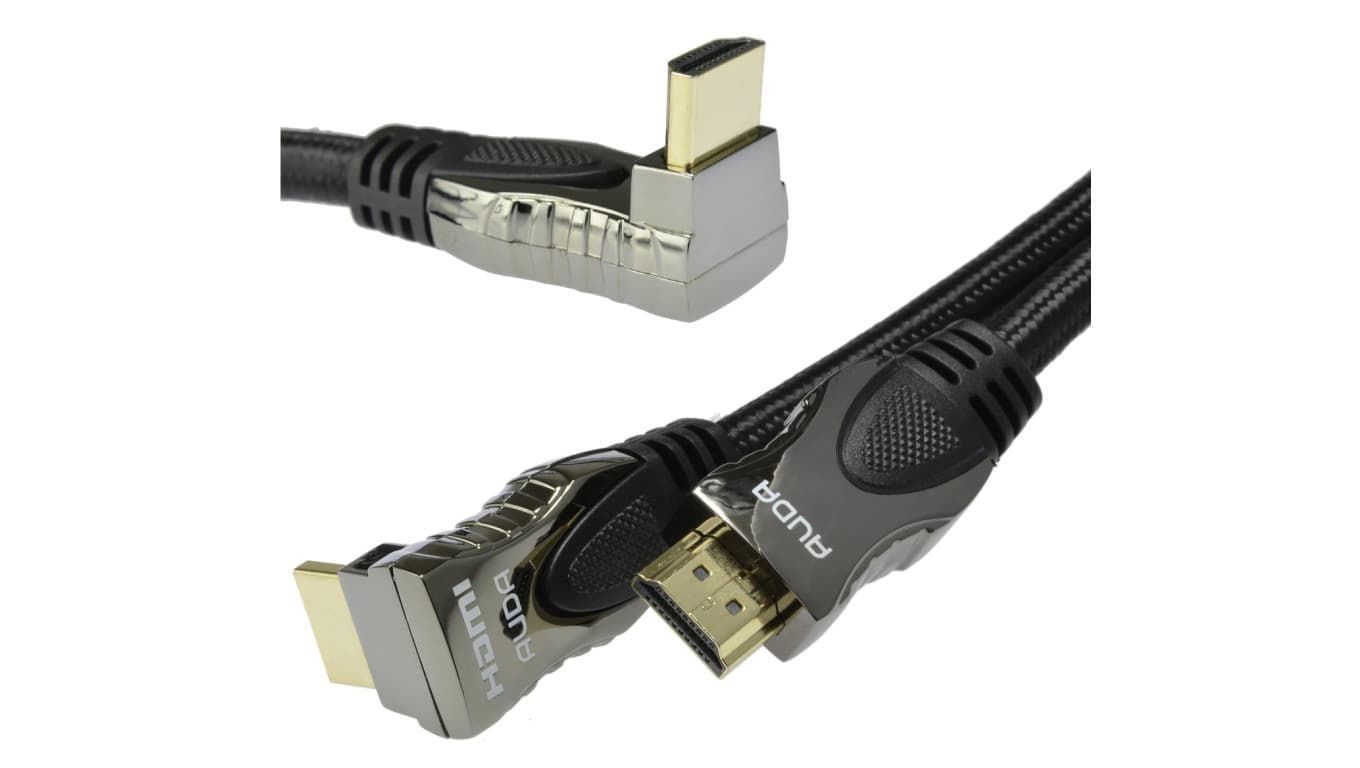 

AUDA Prestige Kabel HDMI 2.0 4K Premium High Speed Ultra HD 4K@60 kątowy 270 /1m/