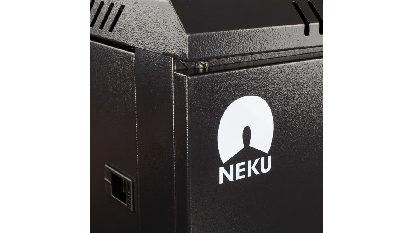 

Szafa wisząca RACK 19 9U 450mm drzwi metalowe czarna NEKU TS BOX