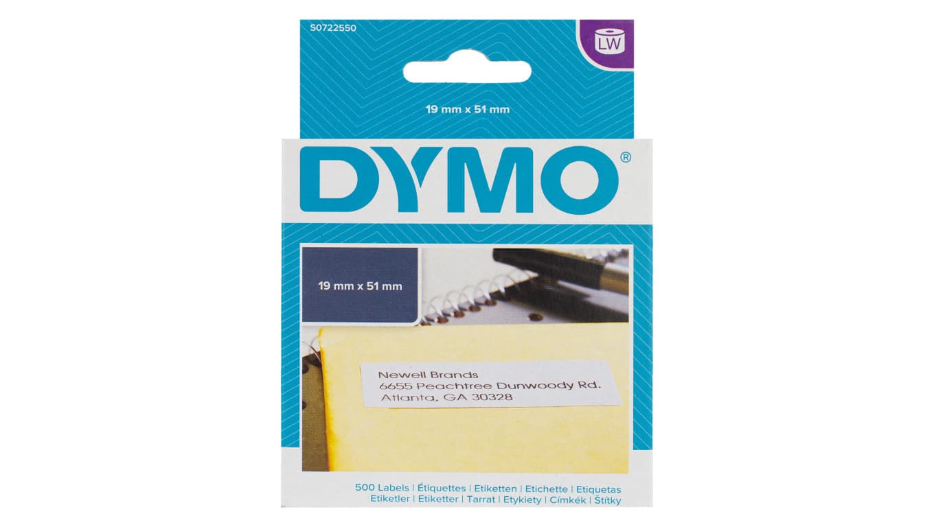 

Etykiety DYMO 19x51 biała różnego przeznaczenia S0722550