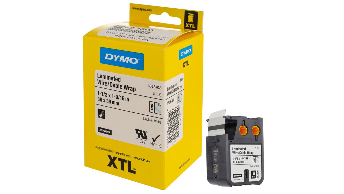 

Opaski laminowane do drukarek XTL 38x39mm czarny na białym 1868708 /150szt./