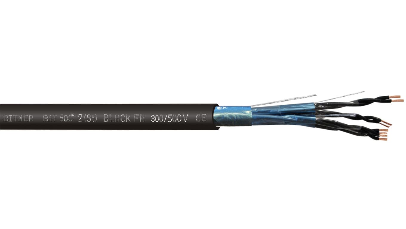

Przewód sterowniczy BiT 500 2(St) BLACK FR 300/500V 16x2x0,75 SB3024 /bębnowy/