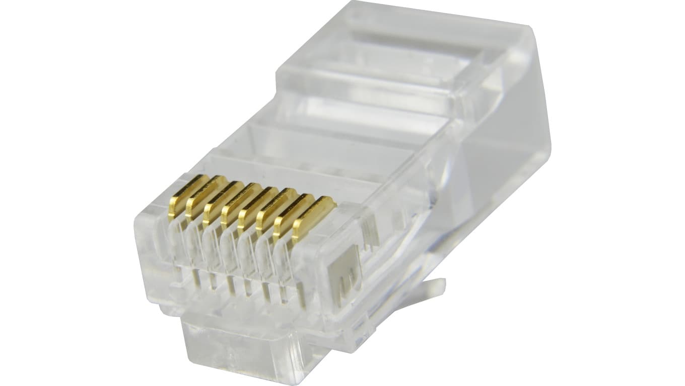 

Wtyk modularny RJ45 8P8C kat.6 nieekranowany UTP linka NEKU /woreczek 100szt./