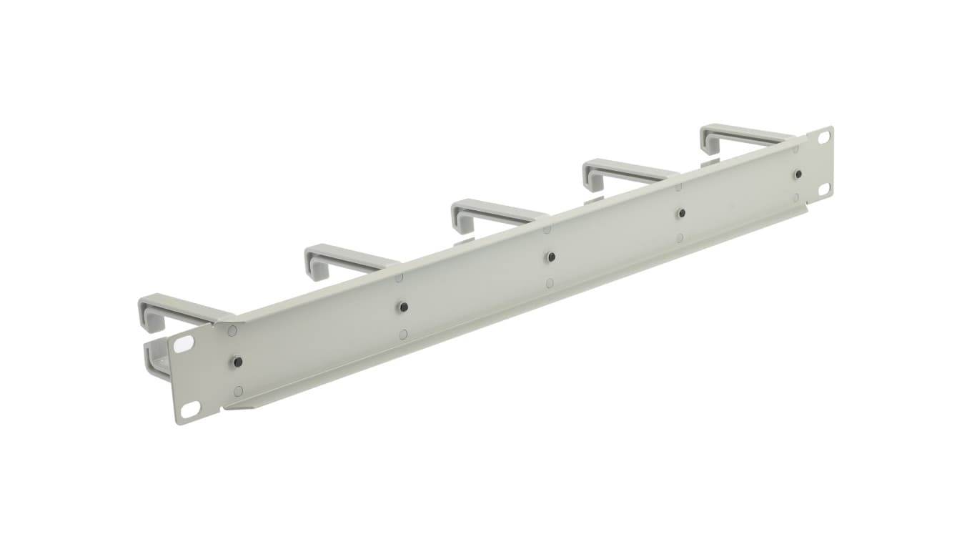 

Organizator kabli RACK 19 cali 1U metalowy szary z plastikowymi uchwytami NEKU