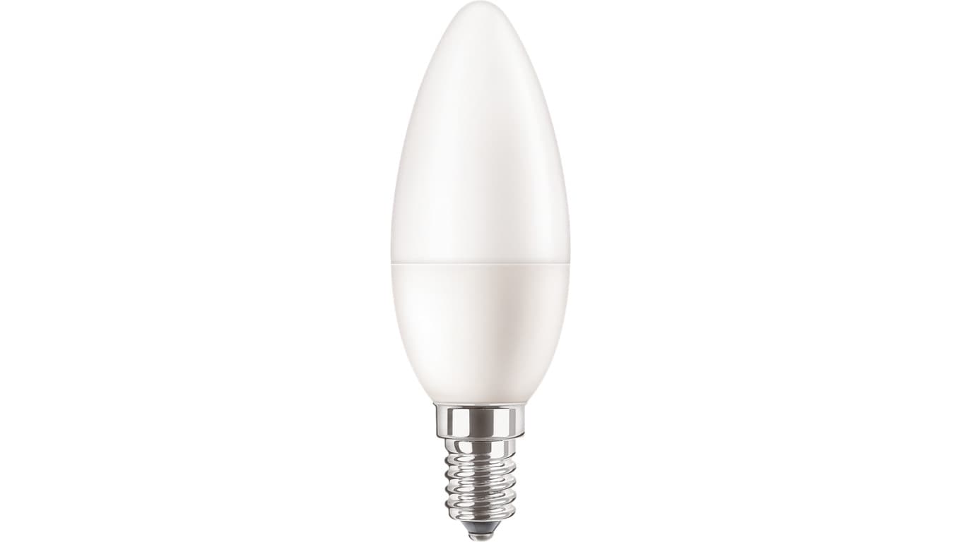 

Żarówka LED CorePro candle ND 5-40W E14 827 B35 FR 929002968402