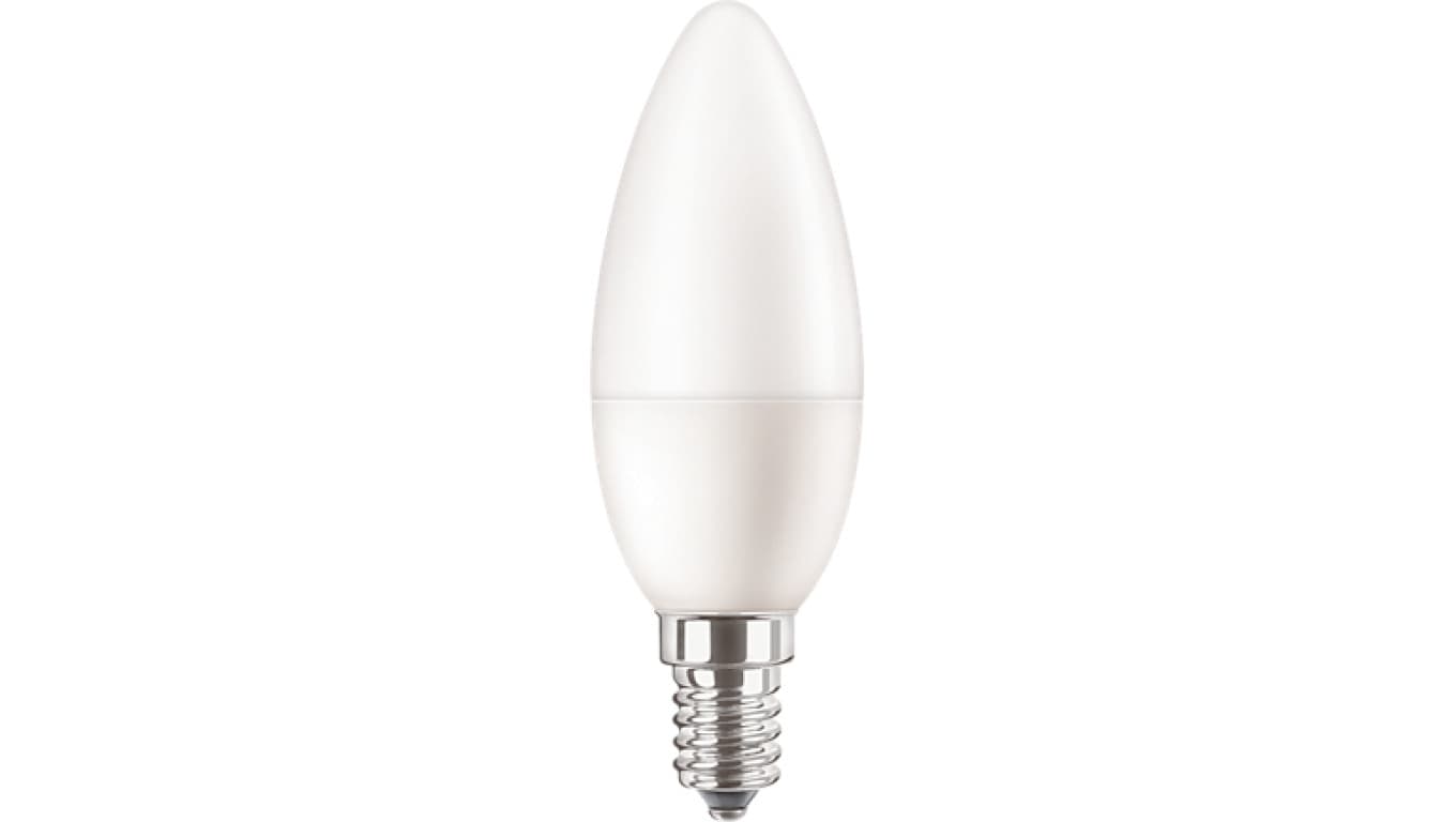 

Żarówka LED CorePro candle ND 5-40W E14 840 B35 FR 929002968802