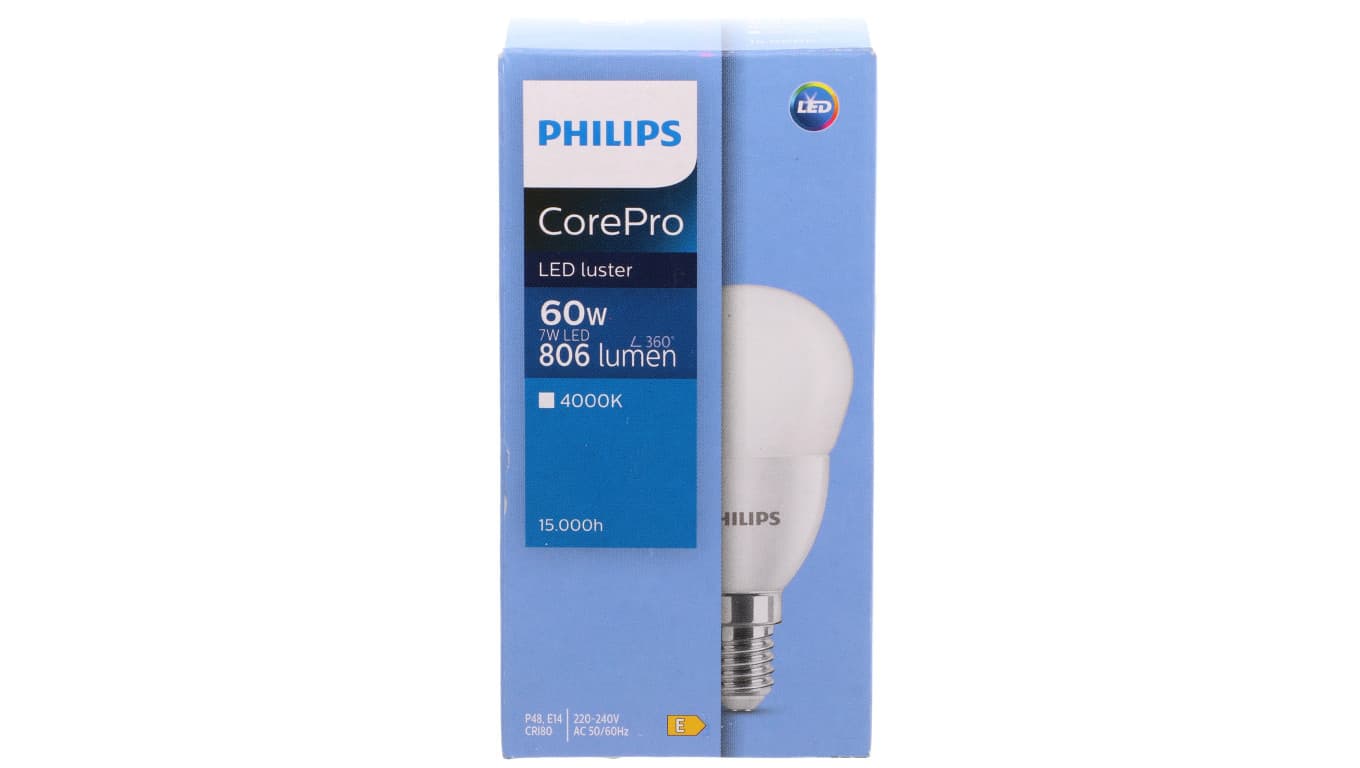

Żarówka LED CorePro lustre ND 7-60W E14 840 P48 FR 929002973302