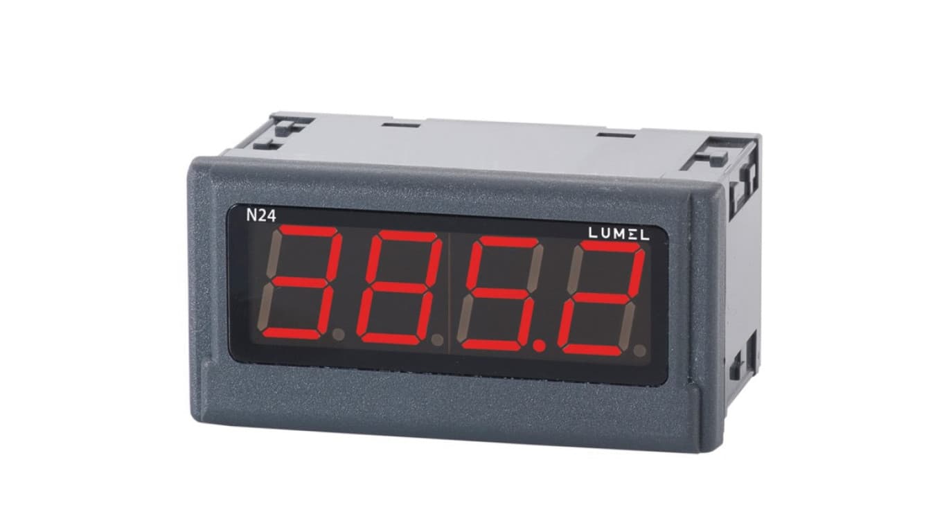 

Miernik cyfrowy do oczytu pomiaru z Pt100 -50-150C zasilanie 230V AC atestem KJ N24 T110100M1