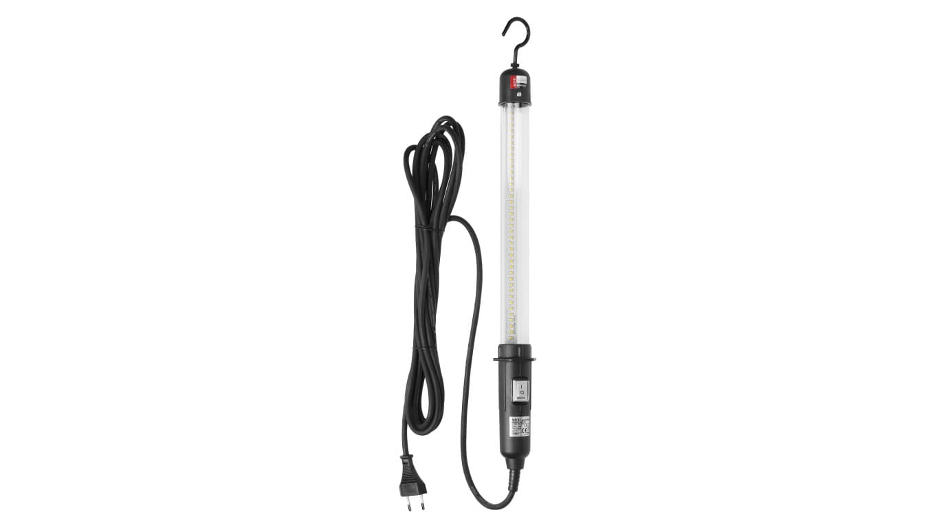 

Lampa warsztatowa 40xLED 8,5W, 500lm, IP44, 6000K, przewód 2x0,75mm - 5m