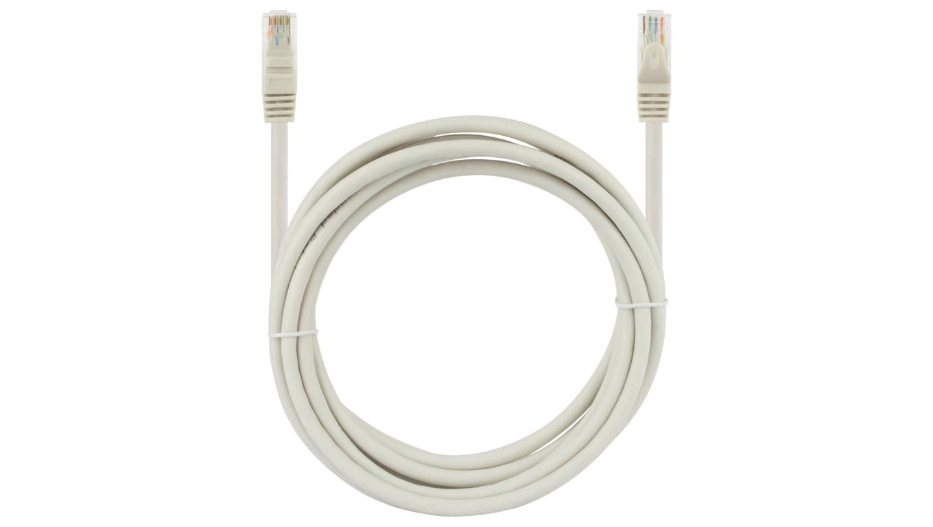 

Patchcord UTP kat.6 kabel sieciowy LAN 2x RJ45 linka szary 2m NEKU