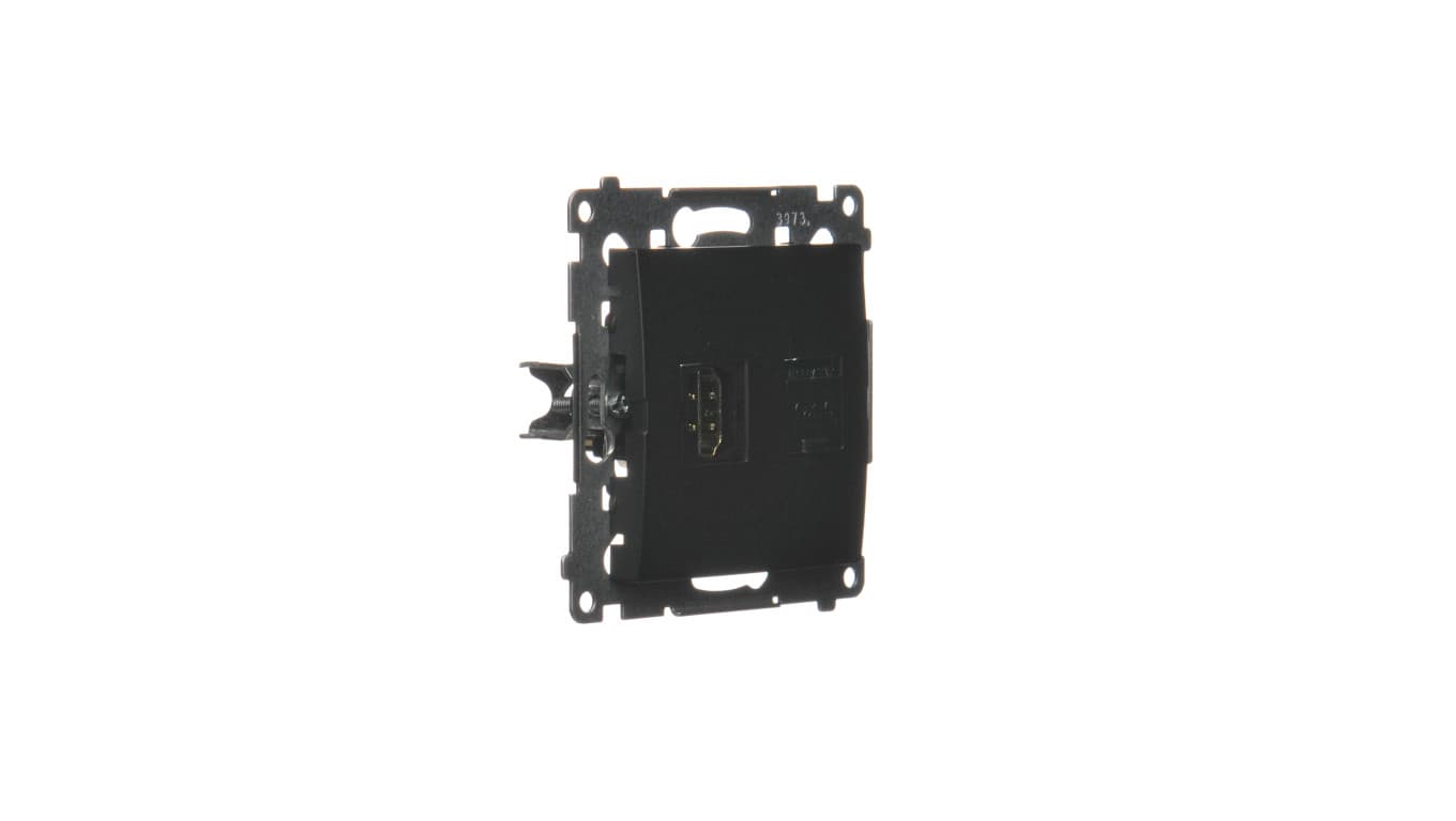 

Simon 54 Gniazdo HDMI + RJ45 kat.6. (moduł) czarny mat DGHRJ45.01/49, Moduł) czarny mat dghrj45.01/4