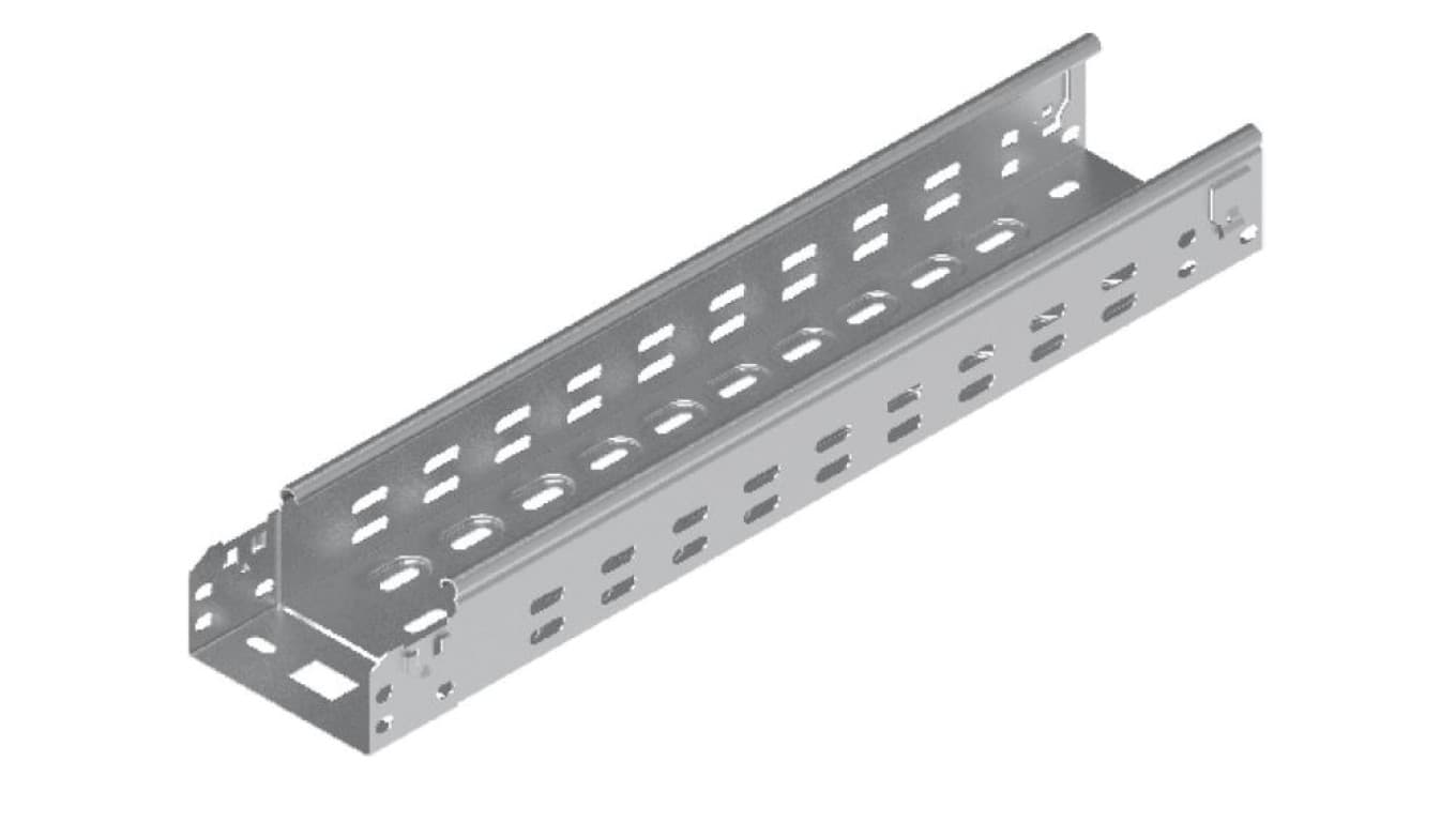

Korytko kablowe perforowane 100x60 grubość 0,7 mm KFL100H60/3MC /3m/ 1612235