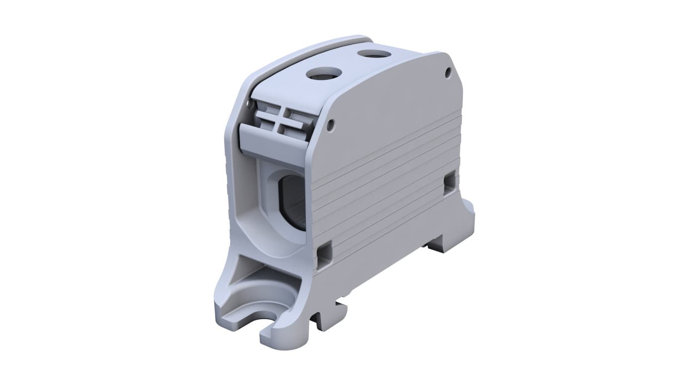 

Złączka szynowa gwintowa Al/Cu STB 50 (87310) SIMBLOCK szary 81001002, 87310) simblock szary 8100100