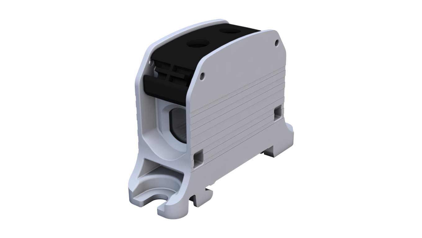 

Złączka szynowa gwintowa Al/Cu STB 50 (87310) SIMBLOCK czarny 81001007, 87310) simblock czarny 8100100