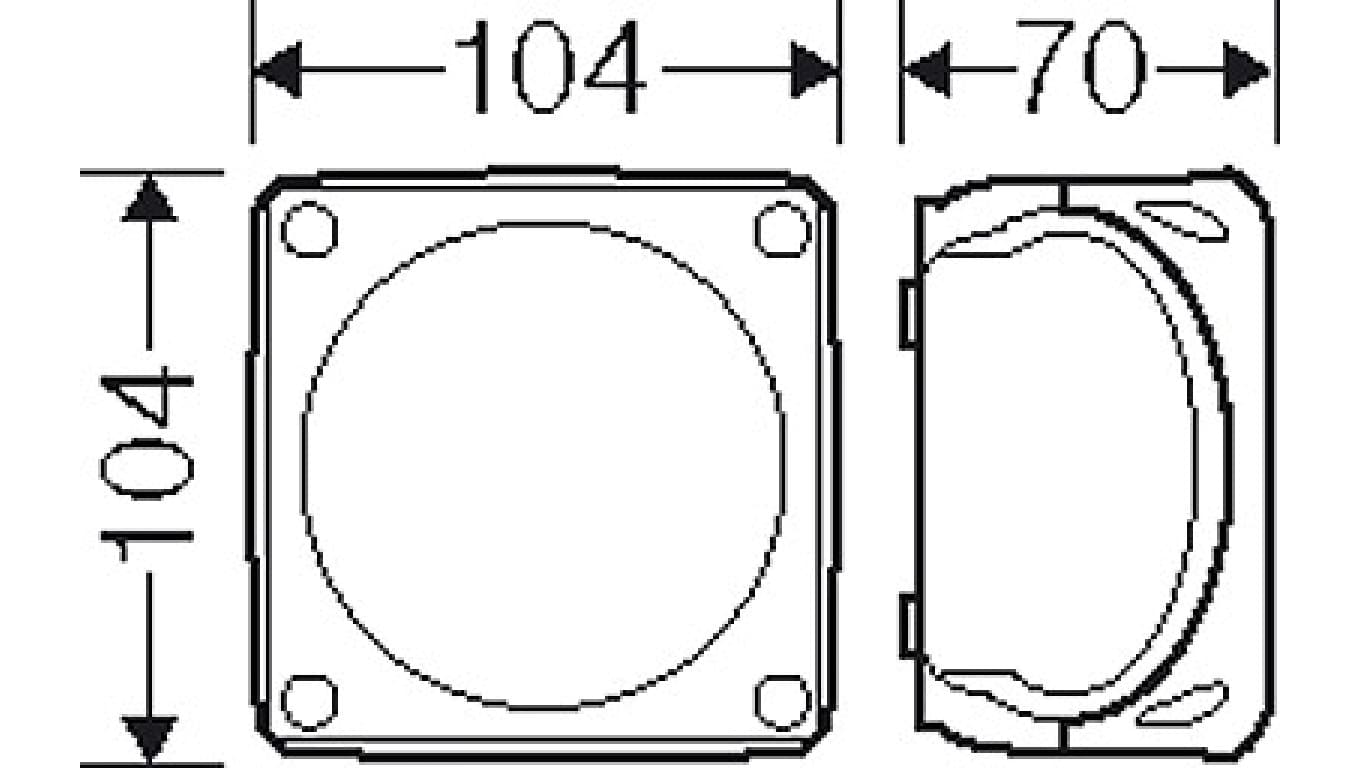 

Puszka odgałęźna do instalacji wewnętrznych czarna IP66 z dławnicami membranowymi 5x4 mm2 Cu DK 0404 B 62000298