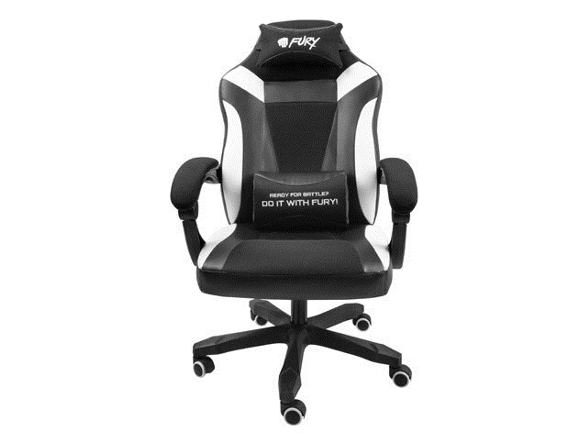 

FURY FOTEL GAMINGOWY AVENGER M+ CZARNO-BIAŁY NFF-1710