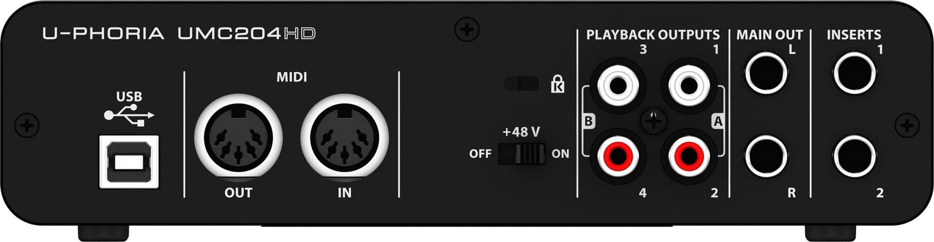 

Behringer UMC204HD - Interfejs audio USB