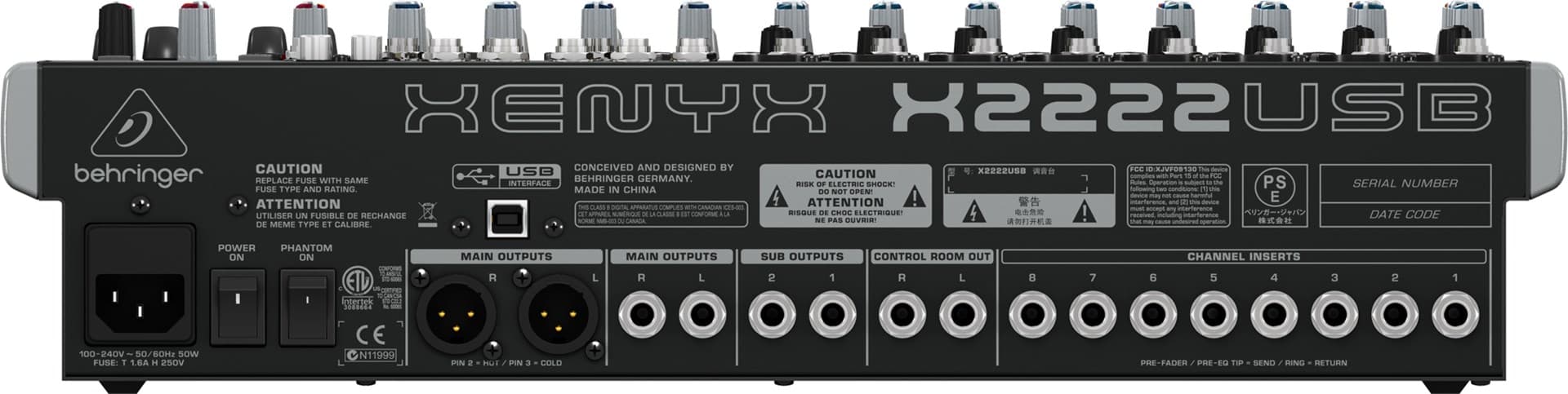 

Behringer X2222USB - Mikser audio