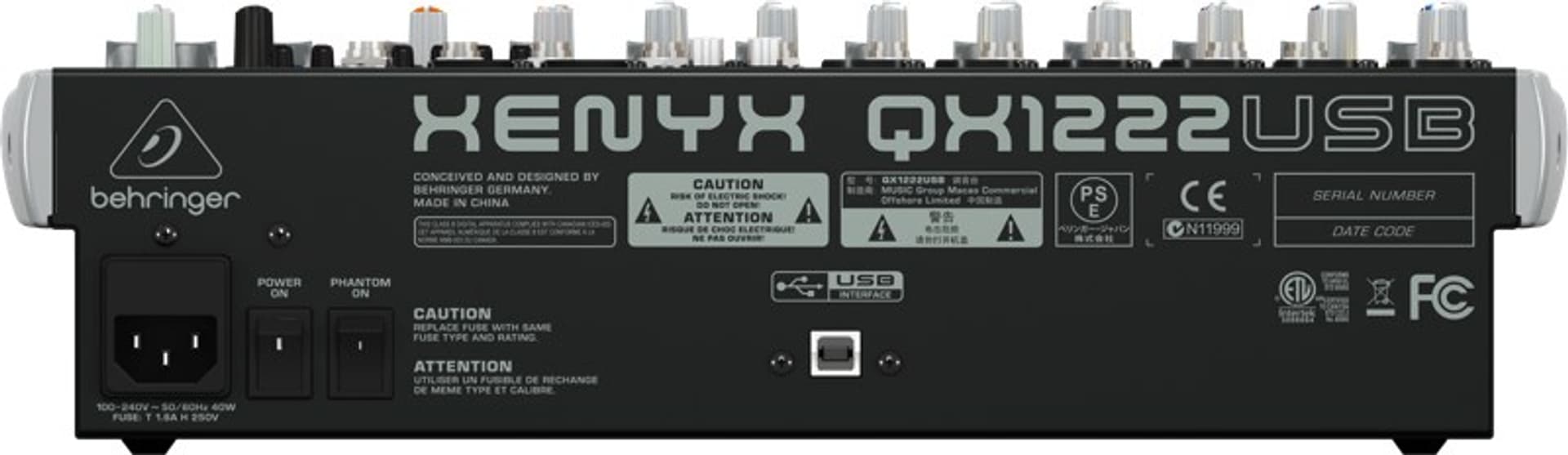 

Behringer QX1222USB - Mikser audio