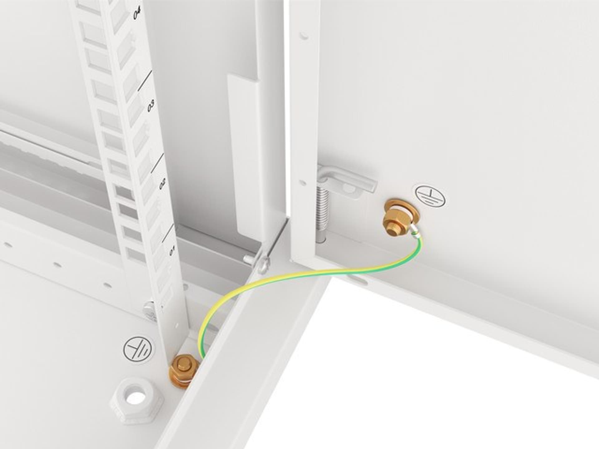 

LANBERG SZAFA WISZĄCA RACK 19" 6U 600X600 DRZWI METALOWE SZARA (FLAT PACK) WF01-6606-00S, Flat pack) wf01-6606-00