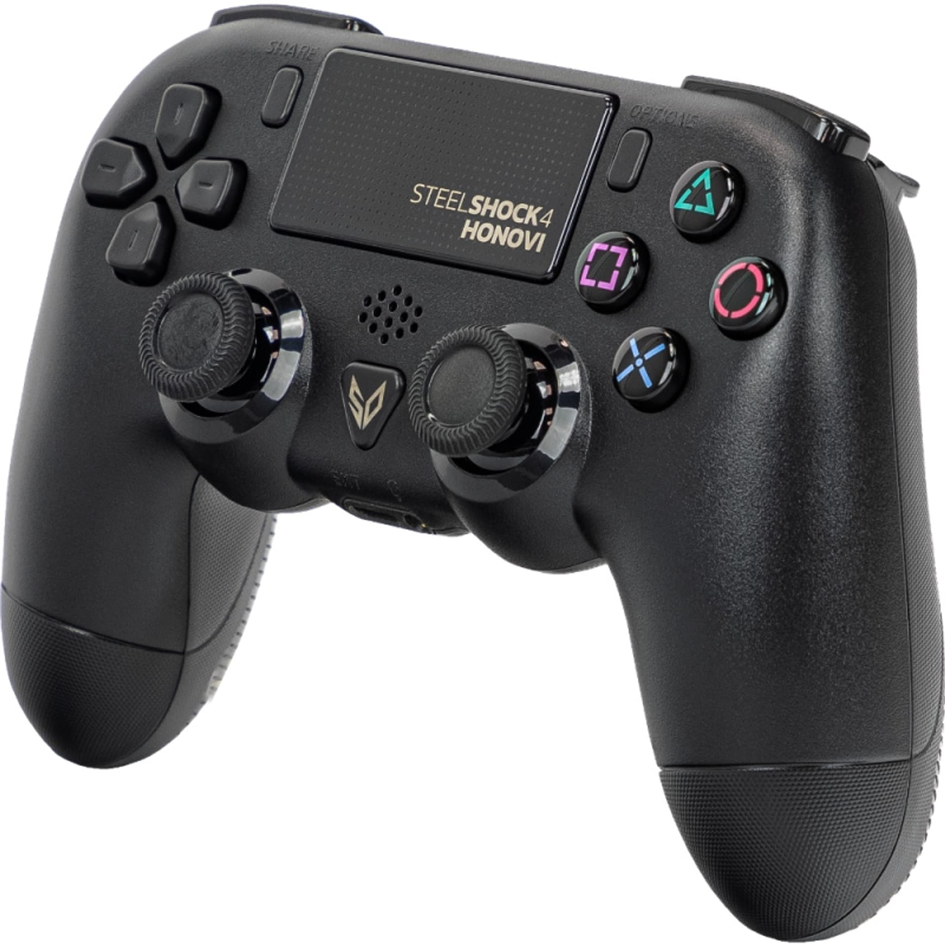 

SteelDigi Kontroler z etui STEELSHOCK 4 HONOVI PS4 czarny