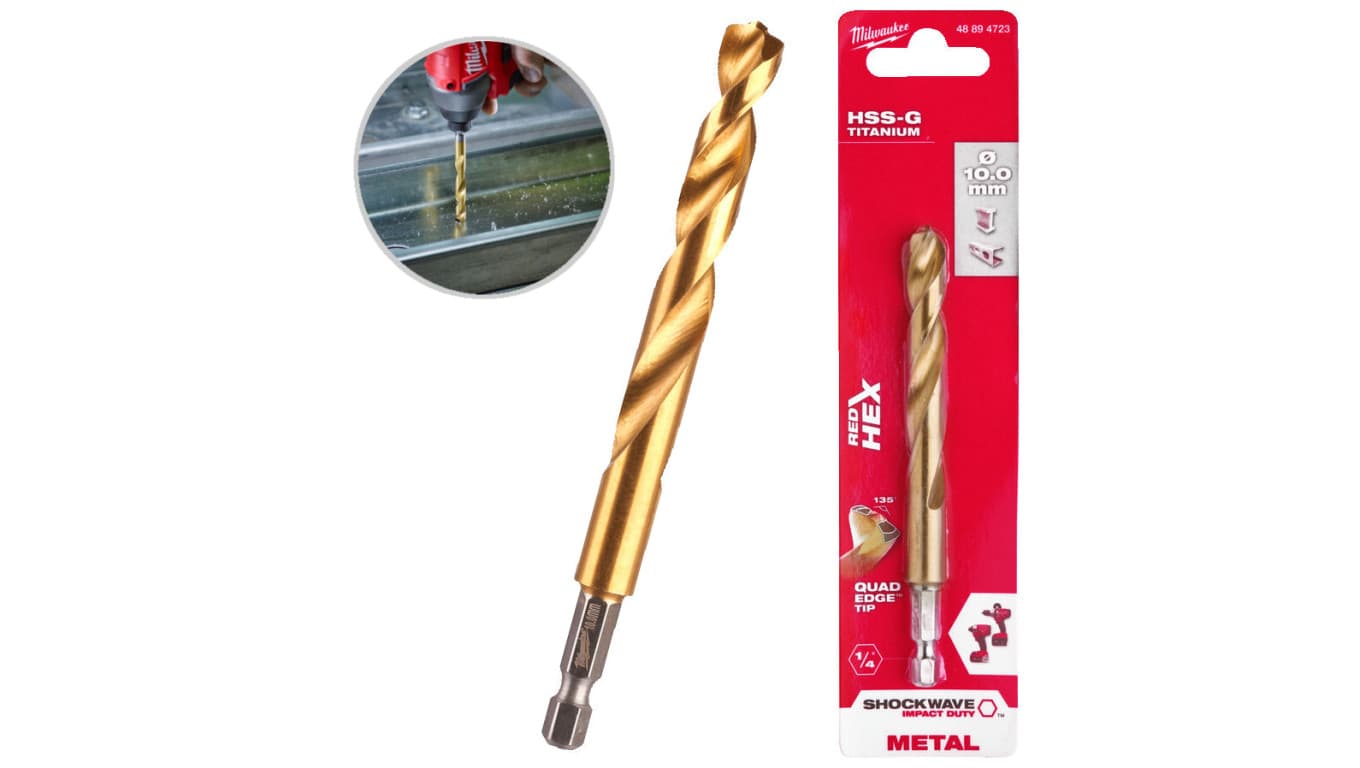 

WIERTŁO DO METALU HEX HSS-G TIN 10MM