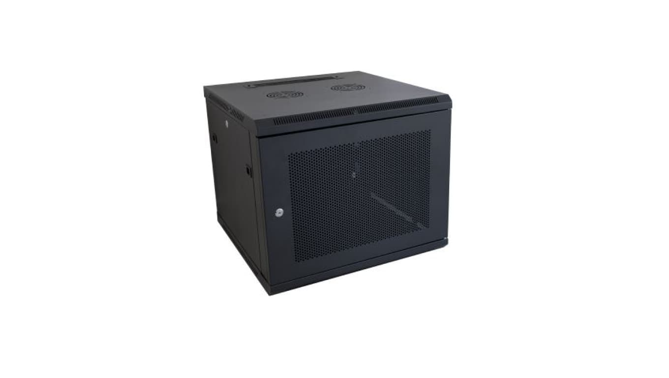 

Szafa wisząca RACK 19 cali 9U 600x600 drzwi perforowane CCSW-0606-09UP