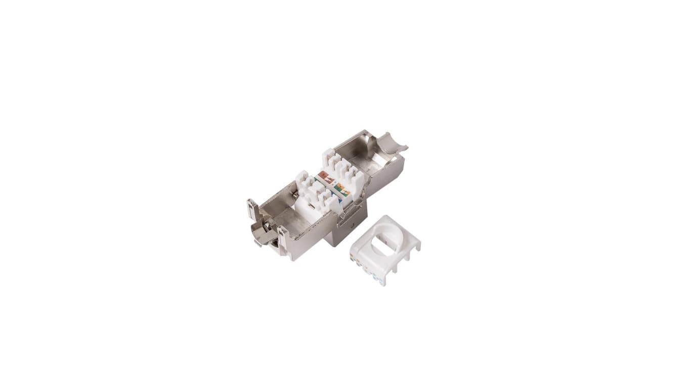 

Moduł RJ45 keystone kat.5e STP beznarzędziowy CCAS-K5E-STP