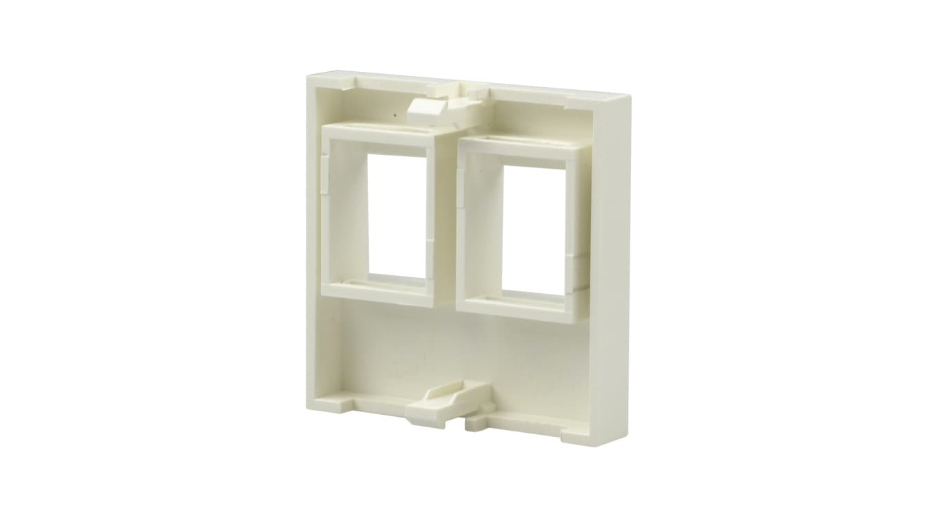 

Adapter keystone podwójny 2M 45x45 biały Mediabox