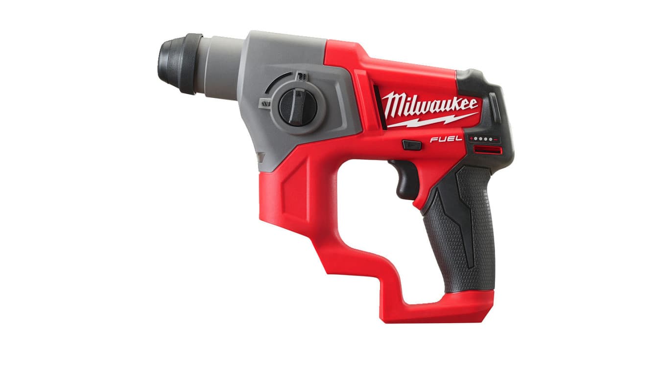 

Młotowiertarka udarowa SDS-Plus bezszczotkowa akumulatorowa 1.1J 12V M12 MILWAUKEE bez akumulatora