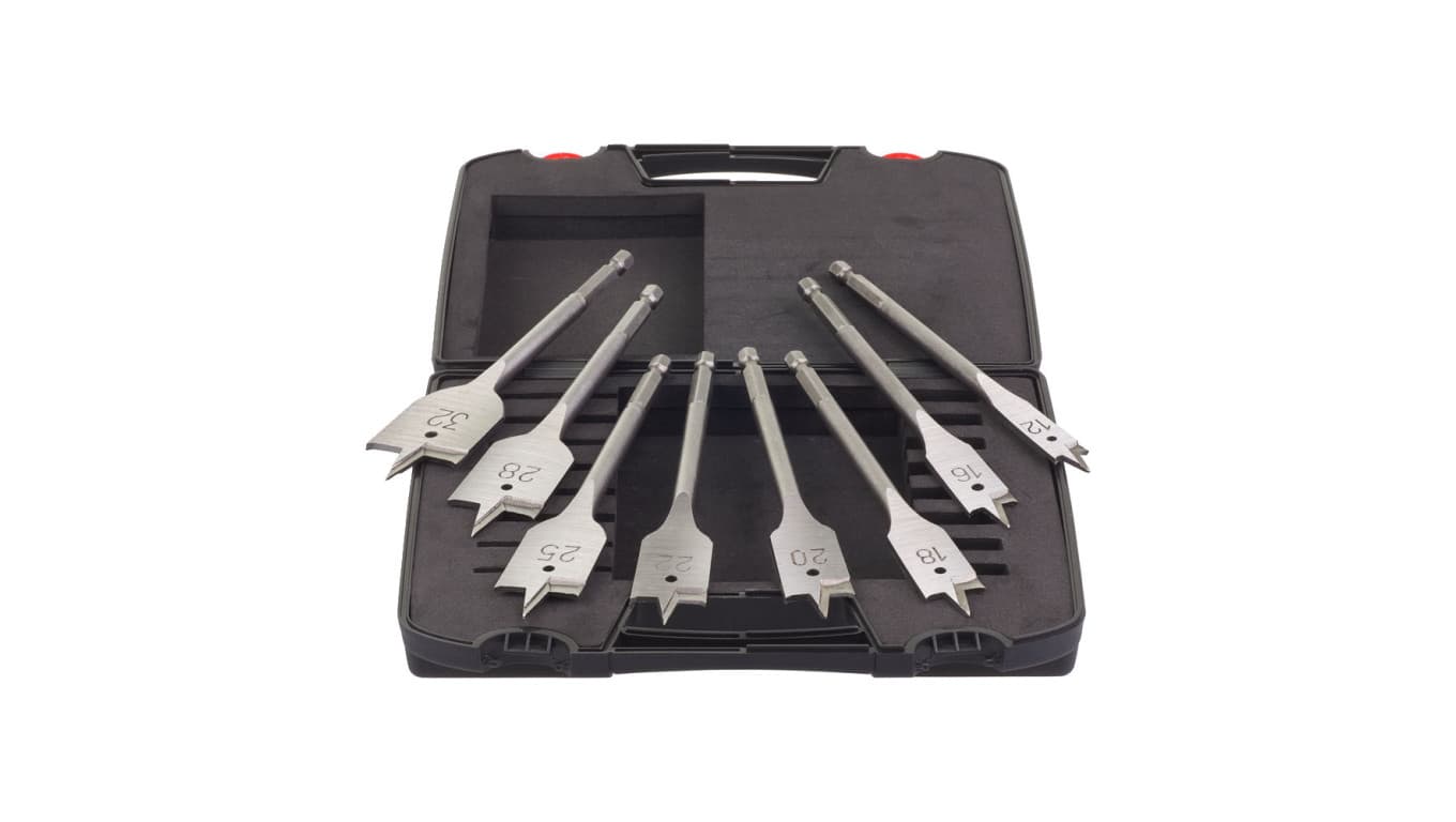 

Zestaw wiertła piórowe łopatkowe 8 sztuk 12-32mm x 152mm 1/4 MILWAUKEE