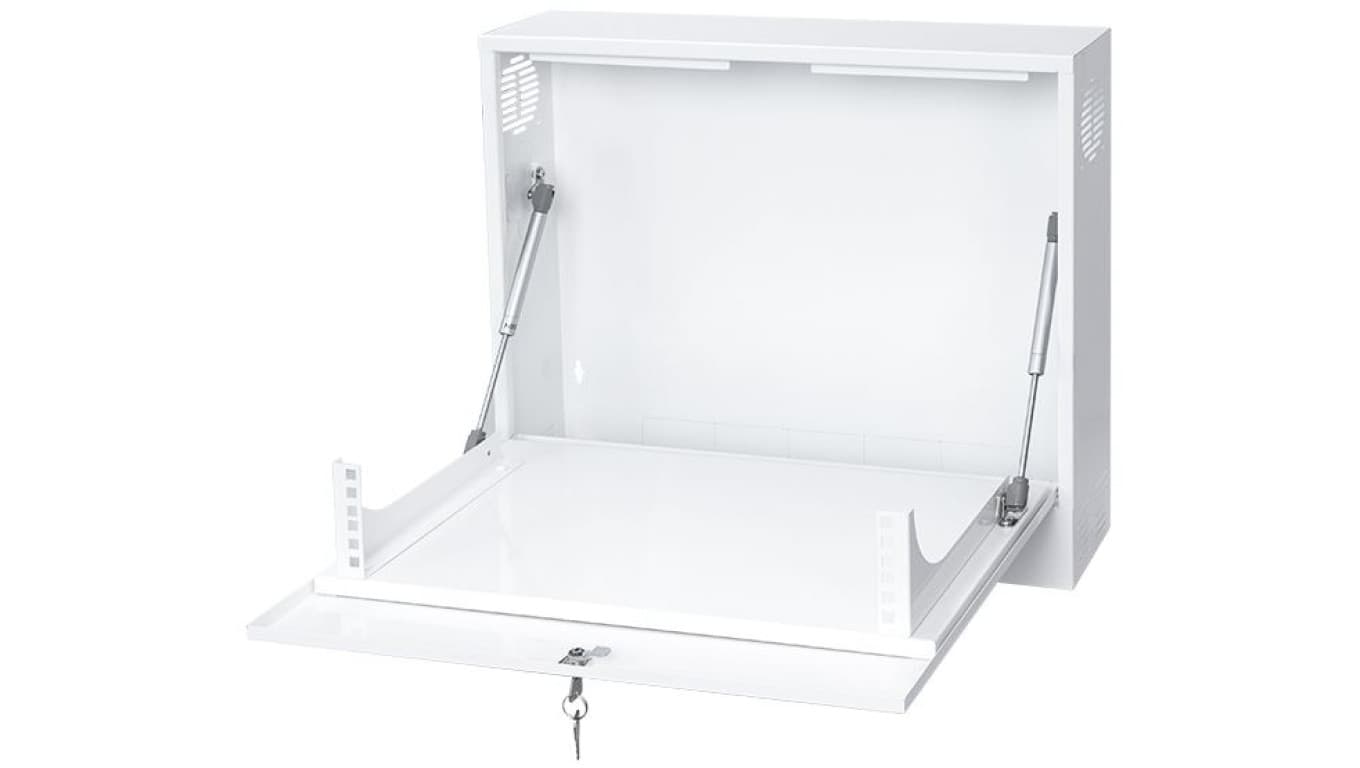 

Szafa rack 19 2U 130mm biały NEKU