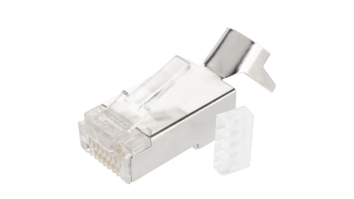 

Wtyk modularny RJ45 8P8C kat.6A, kat.7 ekranowany FTP Alantec WORECZEK 10szt.