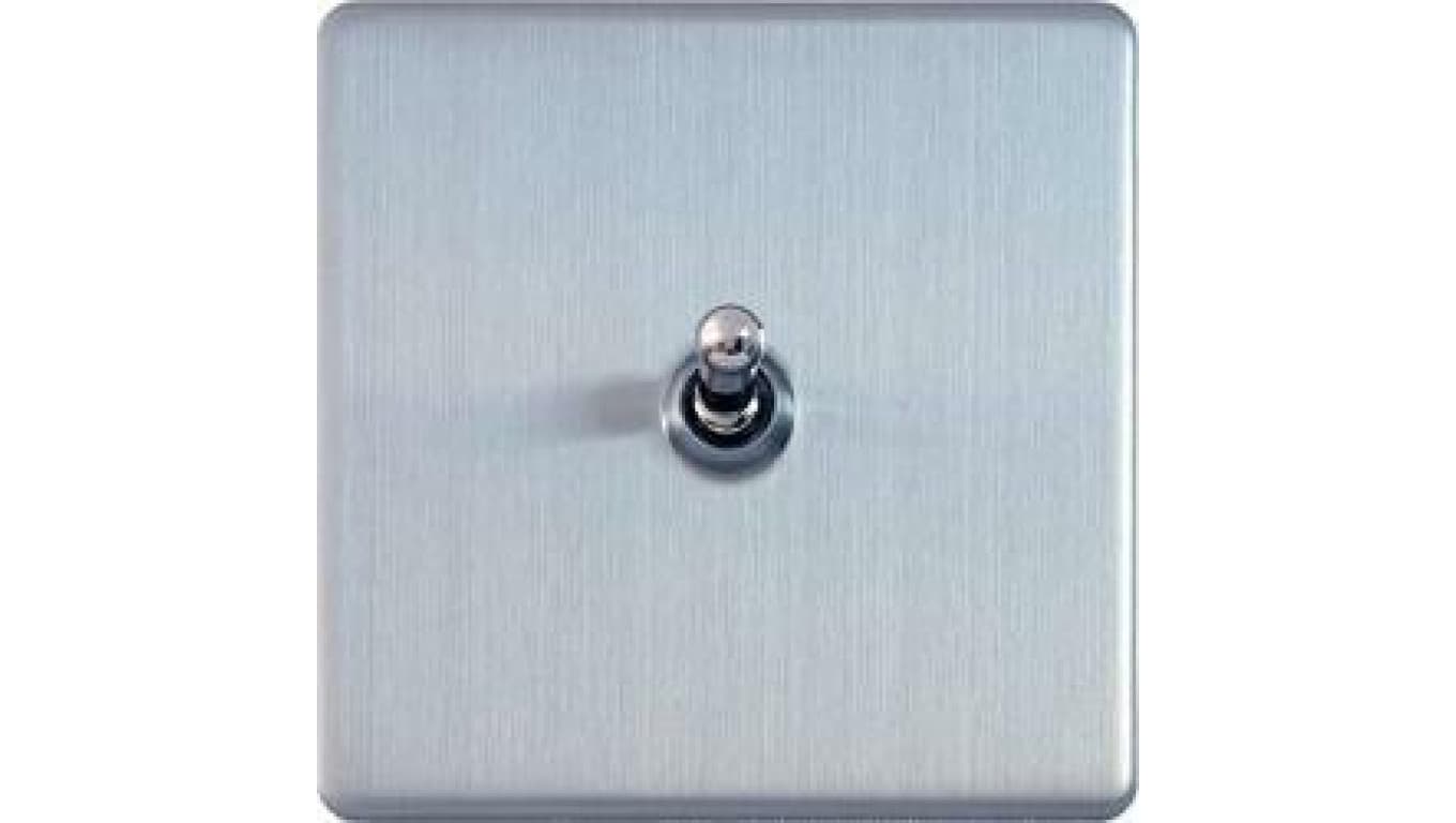 

Varilight Włącznik uchylny pojedynczy Metal stal szlifowana dźwigniowy 10A 230V uchylny