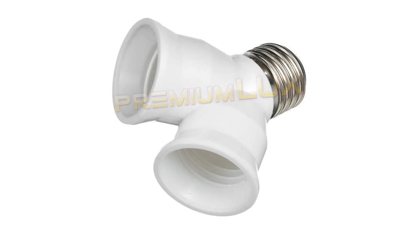 

Adapter do żarówka led E27 - >> 2xE27
