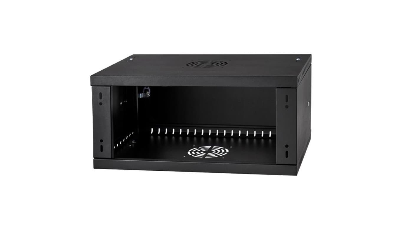 

Szafa wisząca RACK 19 4U 350mm drzwi metalowe czarna PRO