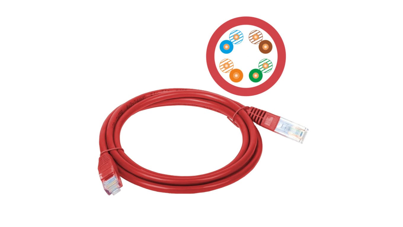 

Patchcord UTP A-LAN KKU5CZE2 (RJ45 - RJ45 ; 2m; UTP; kat. 5e; kolor czerwony)