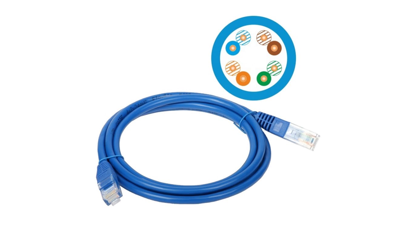 

Patch-cord U/UTP kat.6 PVC 5.0m niebieski ALANTEC - ALANTEC