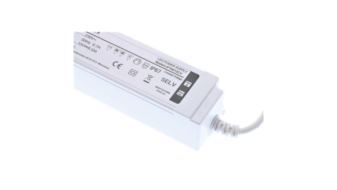 

Zasilacz led 100W 12VDC 8,33A LIP10012CV ip67 wodoodporny (szybki start) Premiumled, Szybki start) premiumle