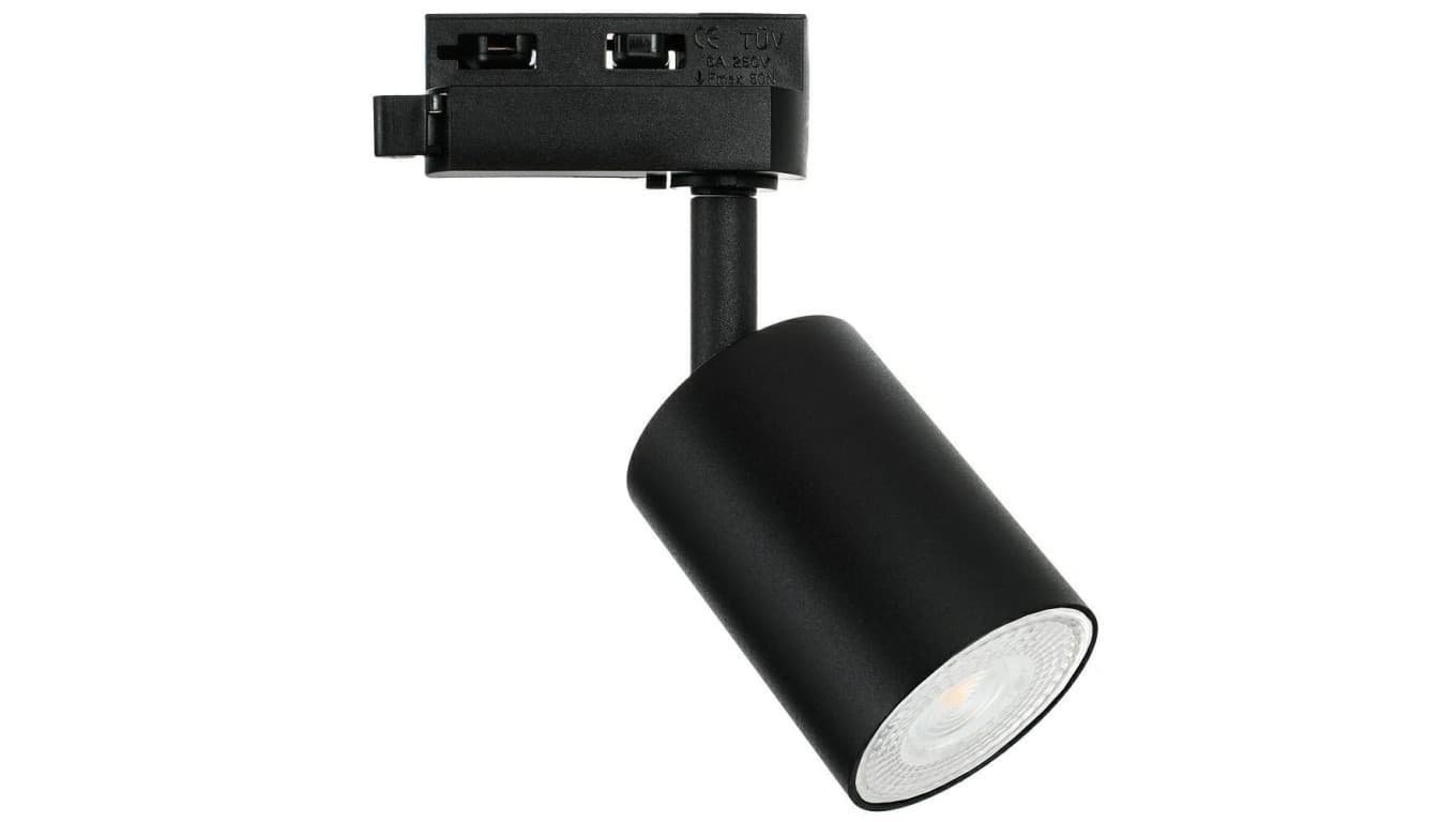 

Zestaw 8x lampa SIENA ALU Track czarna z żarówką led gu10 PHILIPS 5W ciepła biała + szynoprzewód 2 x 2m kolor czarny
