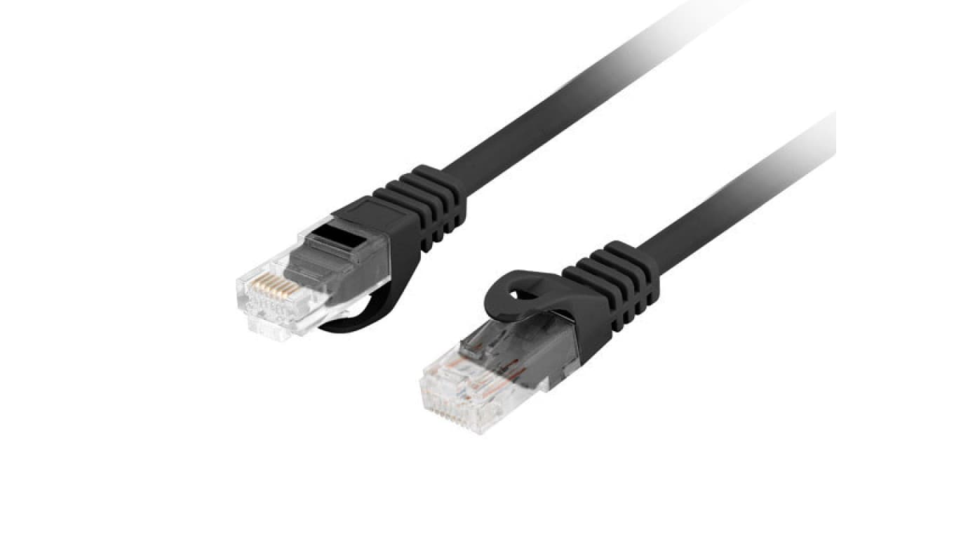 

PATCHCORD KAT.6 UTP LSZH CU 1.5M CZARNY FLUKE PASSED LANBERG