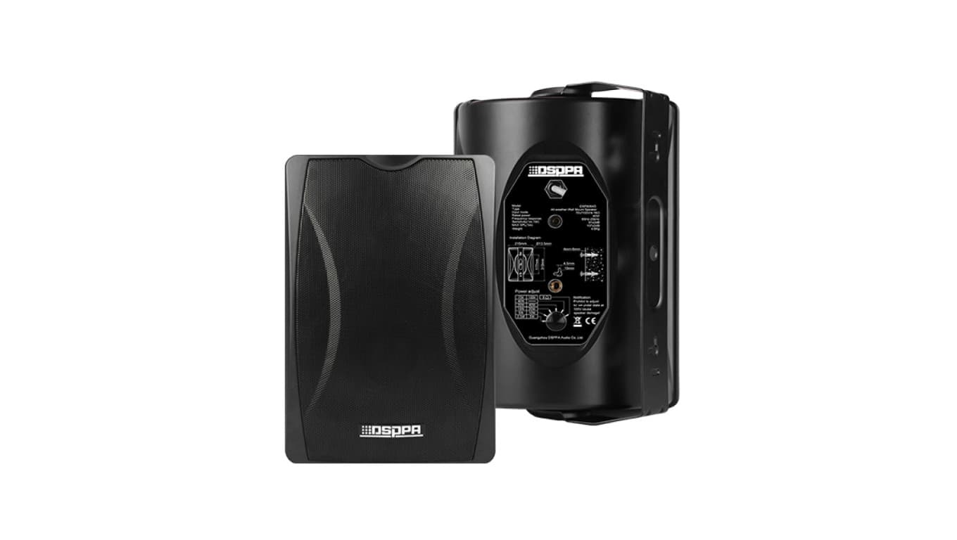 

Głośnik ścienny dwudrożny 40W 100V czarny DSP8064B